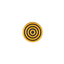 Magnetic Slider Fidget with Sensory Rings, Black and Gold