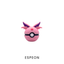 Poke Ball Clickers featuring Espeon design, a cute pink Pokeball for stress relief and focus enhancement.