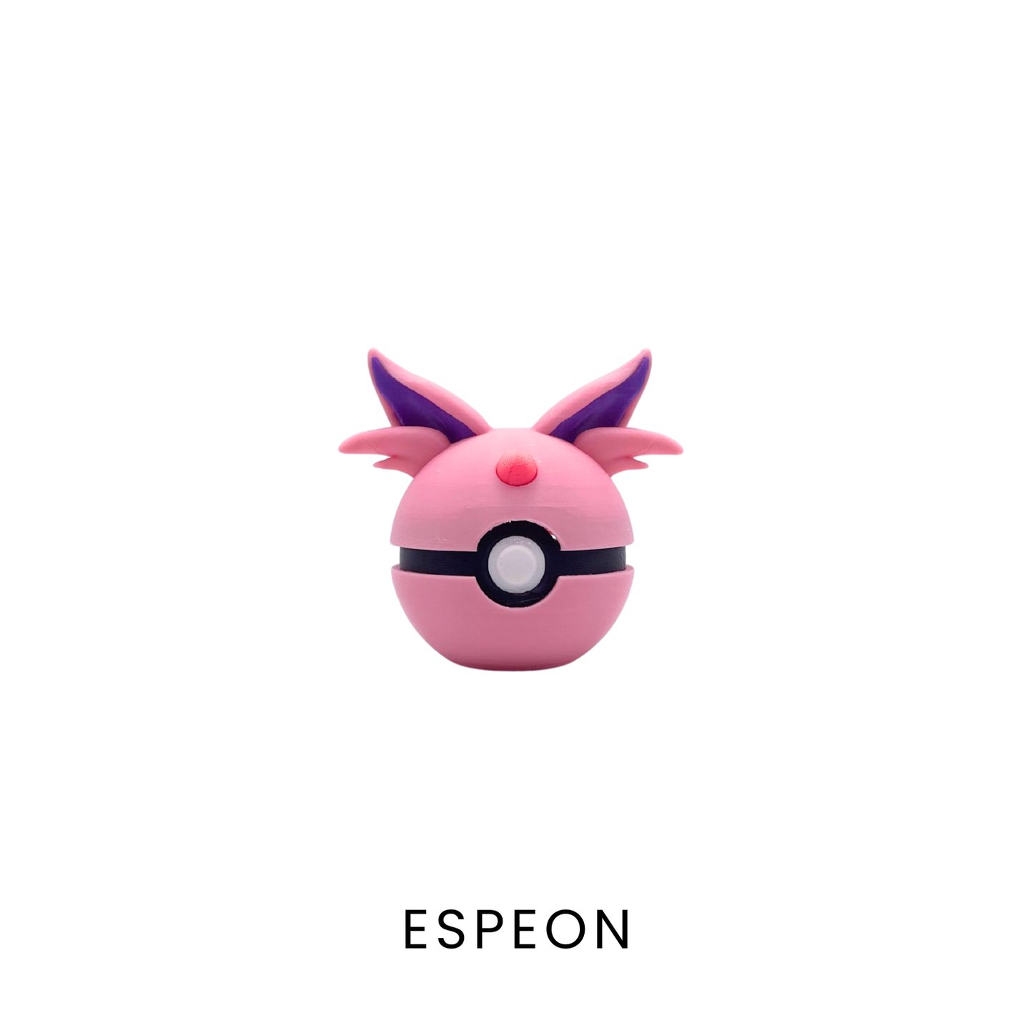 Poke Ball Clickers featuring Espeon design, a cute pink Pokeball for stress relief and focus enhancement.