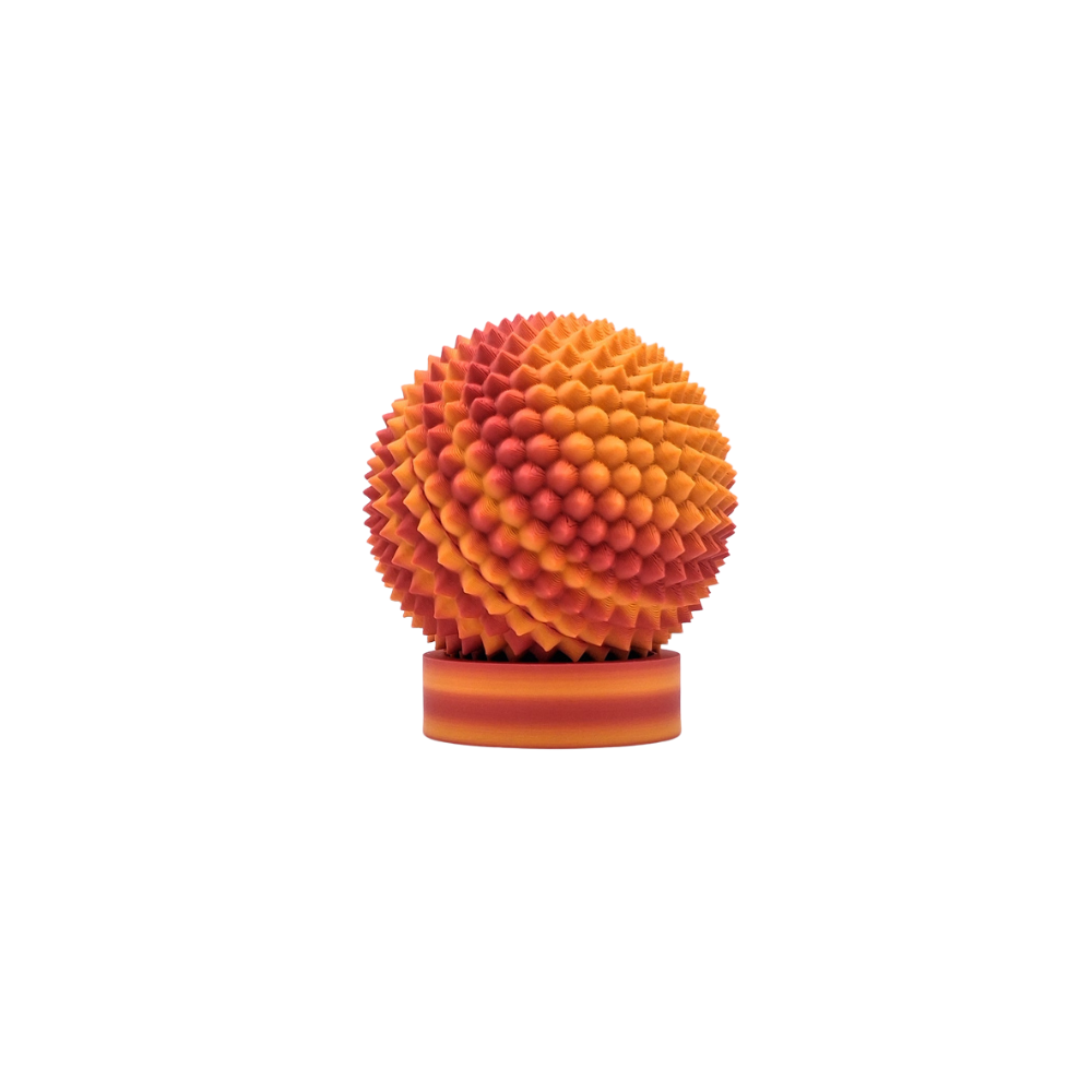 Large Halloween Spike Sphere sensory tool for grounding