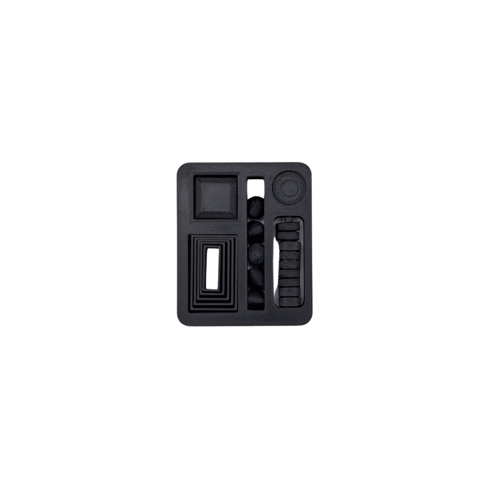 Black Fidget card sensory tactile toy