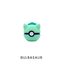 Poke Ball Clickers in the shape of Bulbasaur, ideal for stress relief and focus enhancement.