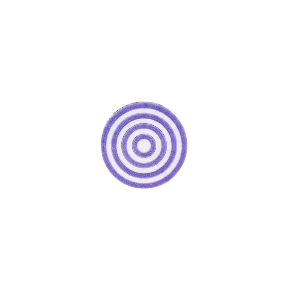 Magnetic Slider Fidget with Sensory Rings, Amethyst Purple