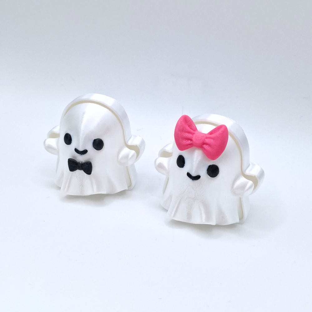 Ghost Clickers Mr and Mrs Sensory Tactile Fidget Toys for Halloween custom click sound
