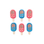 Ice Lollie Friends clicker fidget toys