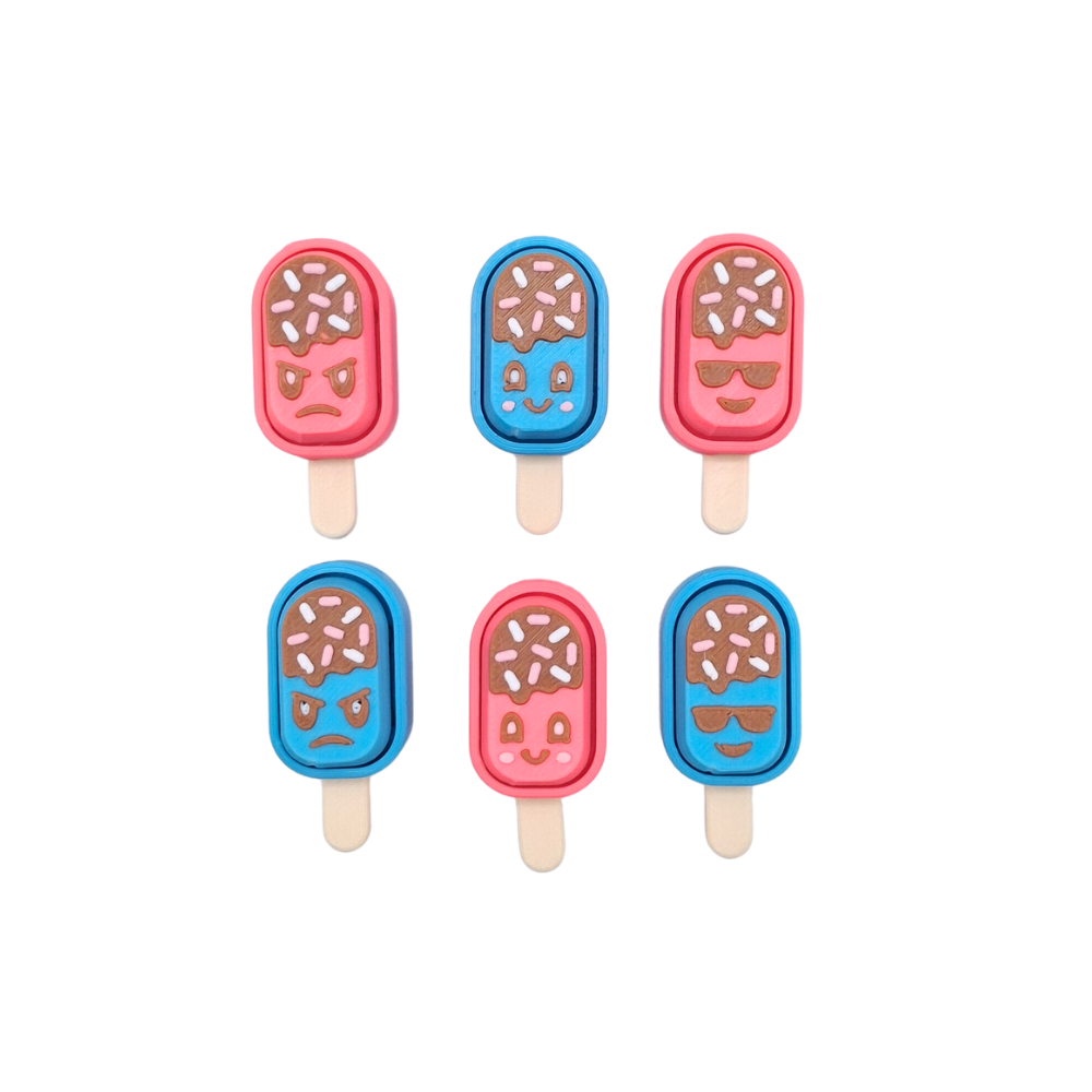 Ice Lollie Friends clicker fidget toys