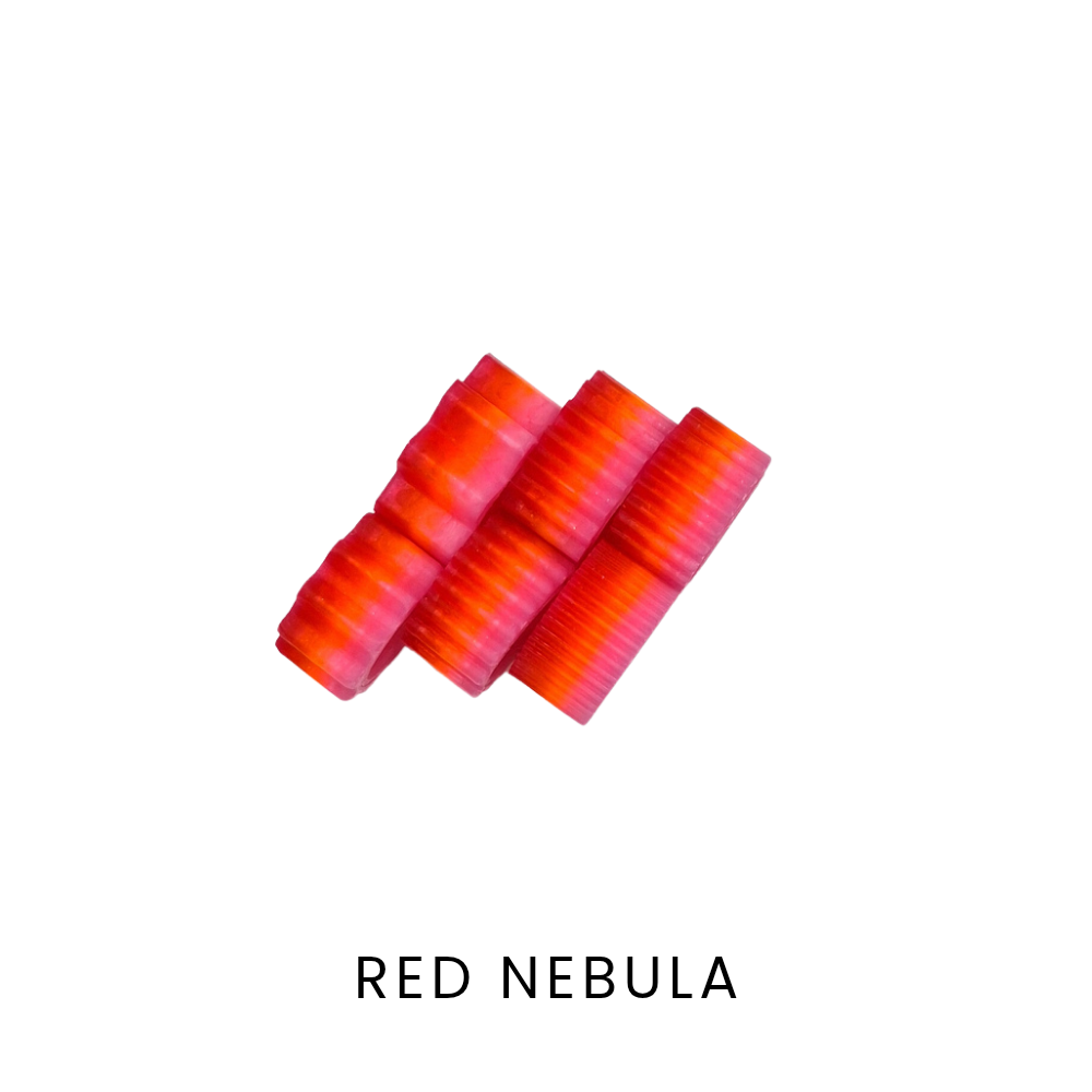 Gradient red and pink fidget rings, sensory fidget toy