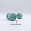 Pain stim clickers featuring lanyard attachment hoops in colorful spiky cylinder design.