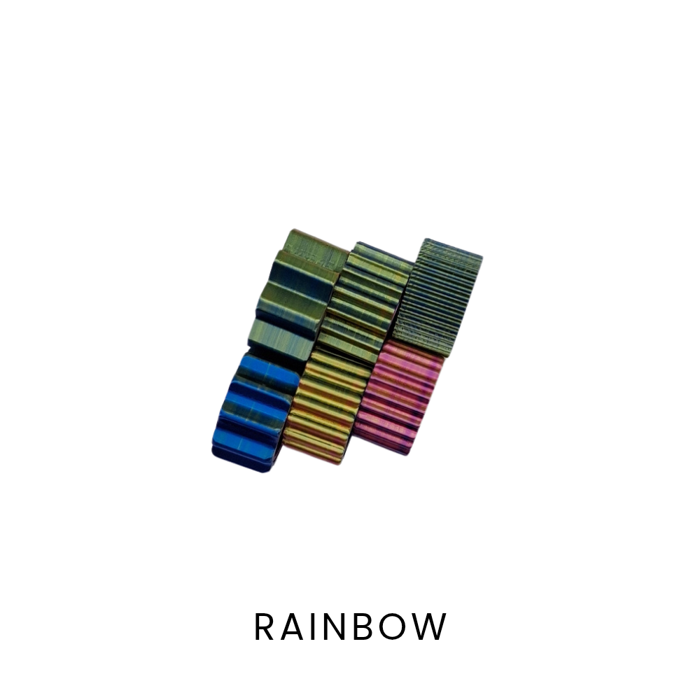 Rainbow fidget rings, sensory fidget toy