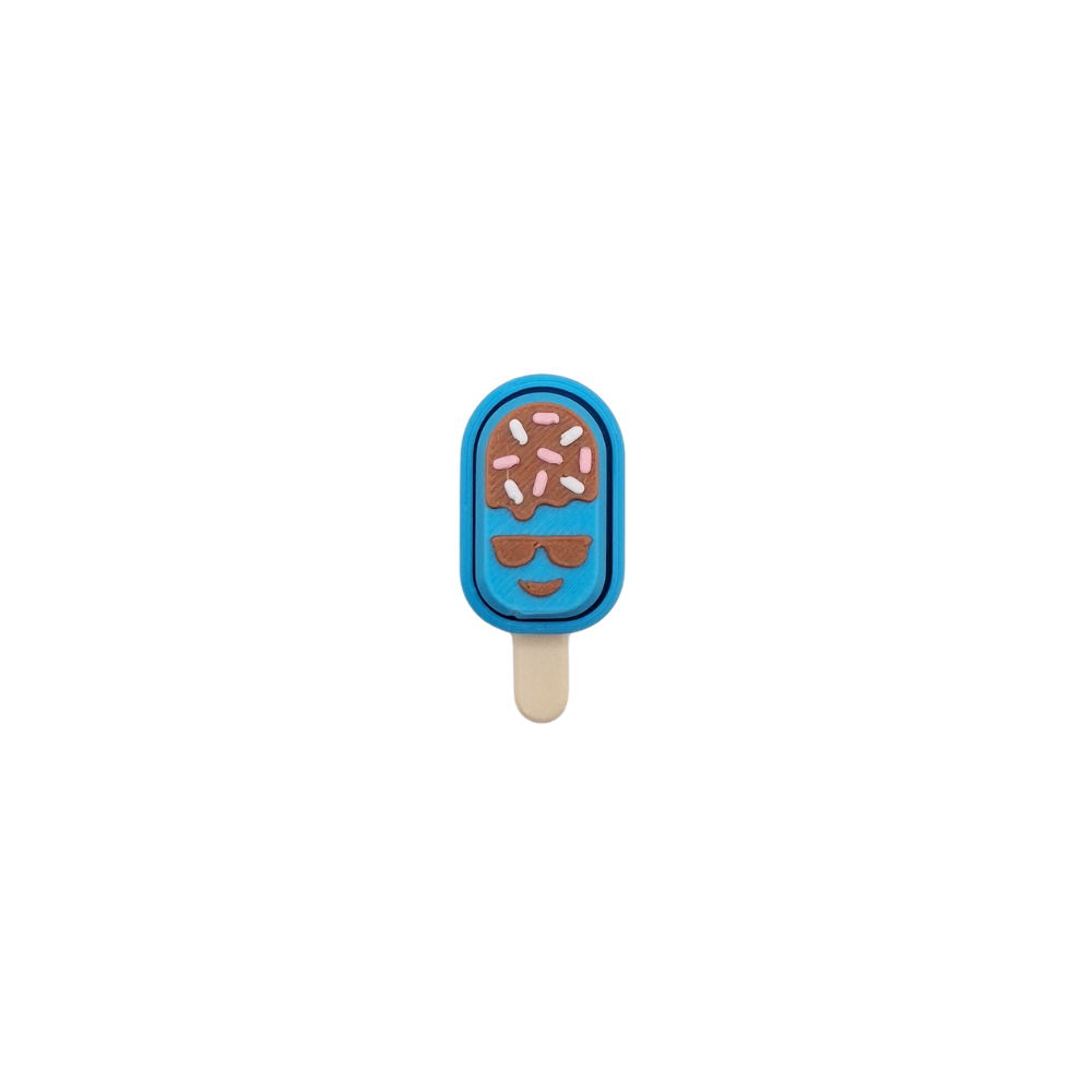 Ice Lollie Friends Blue with sunglasses