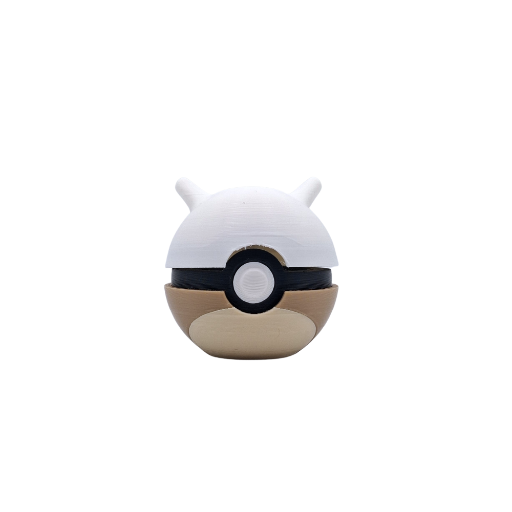 cubone poke ball clicker fidget toy fanart