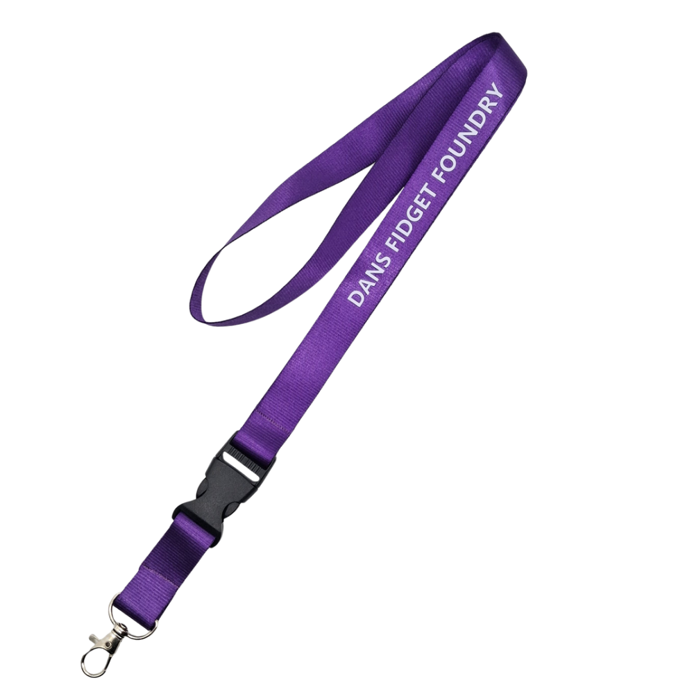 Dans Fidget Foundry Fidget Lanyard Puple