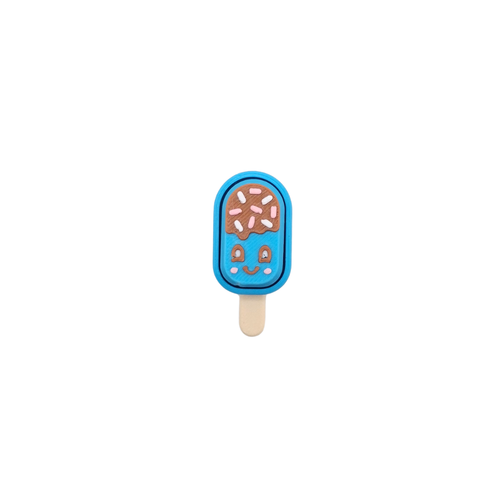 Ice Lollie Friends Blue smiling face