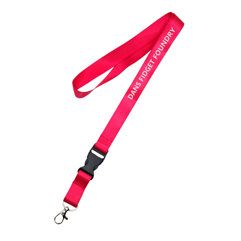 Dans Fidget Foundry Fidget Lanyard Pink