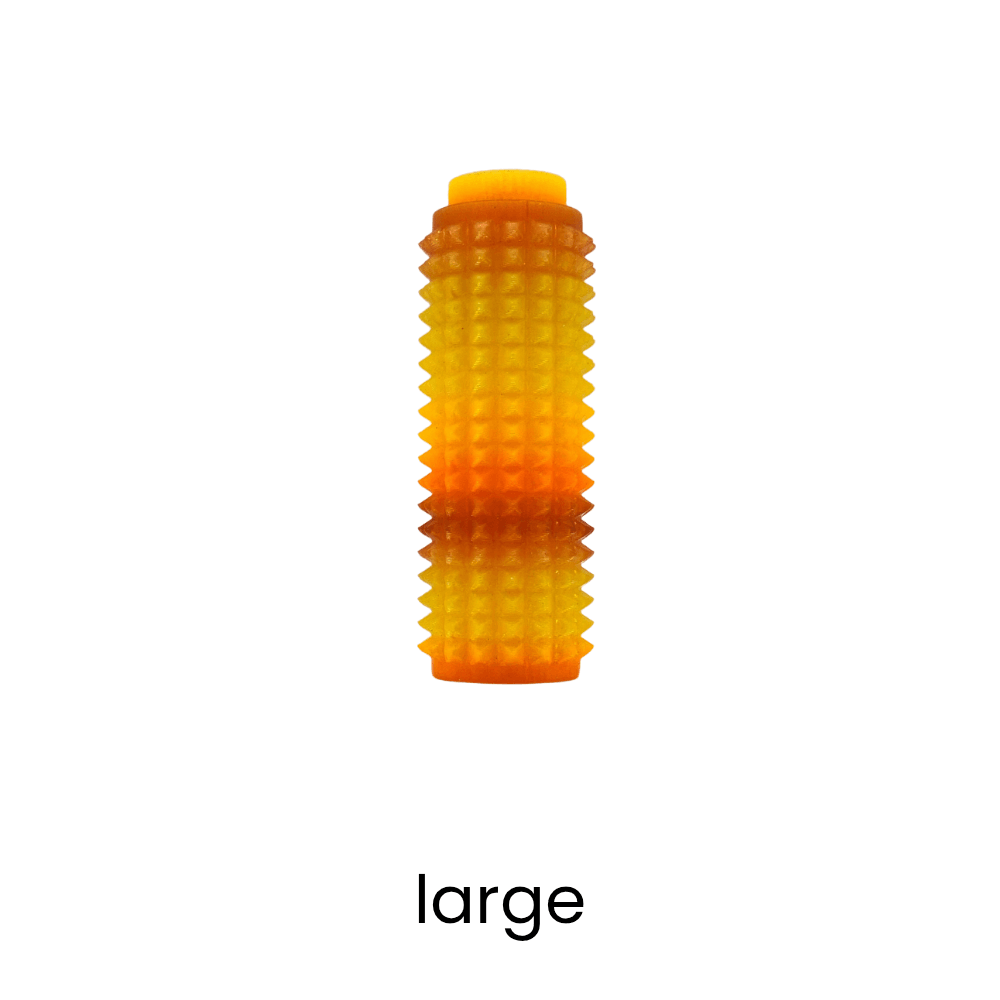 Pain stim clicker sensory tool for neurodivergent adults sunset yellow large