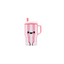 tumbler clicker fidget sensory toy Stanley stripped pink