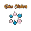 Blue and pink D&D Dice Clicker sensory fidget toy
