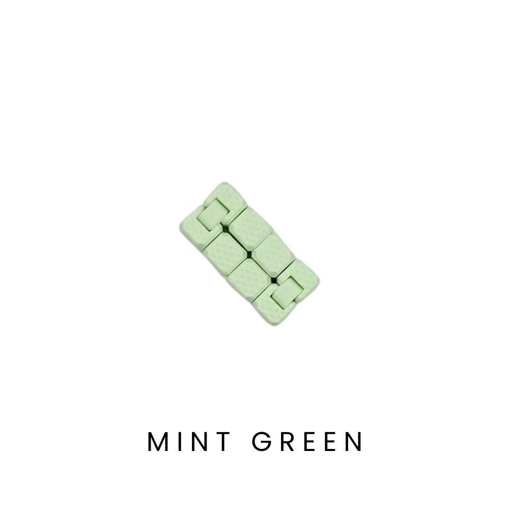 mint green mini infinity cube | Dans Fidget Foundry