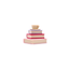 Book stack clicker with teacup top button sensory fidget toy