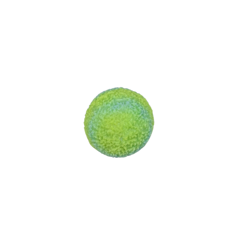green and blue texture sugar ball squishy