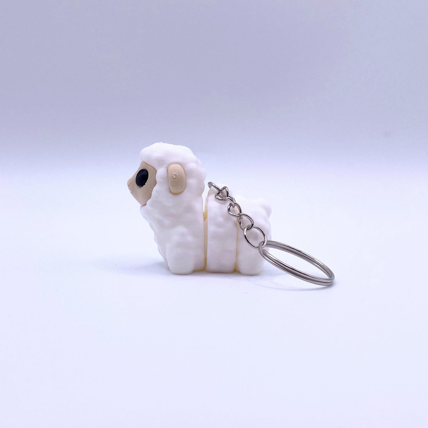sheep keyring side