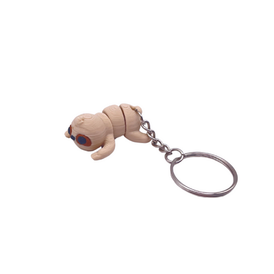 sloth fidget toy keyring