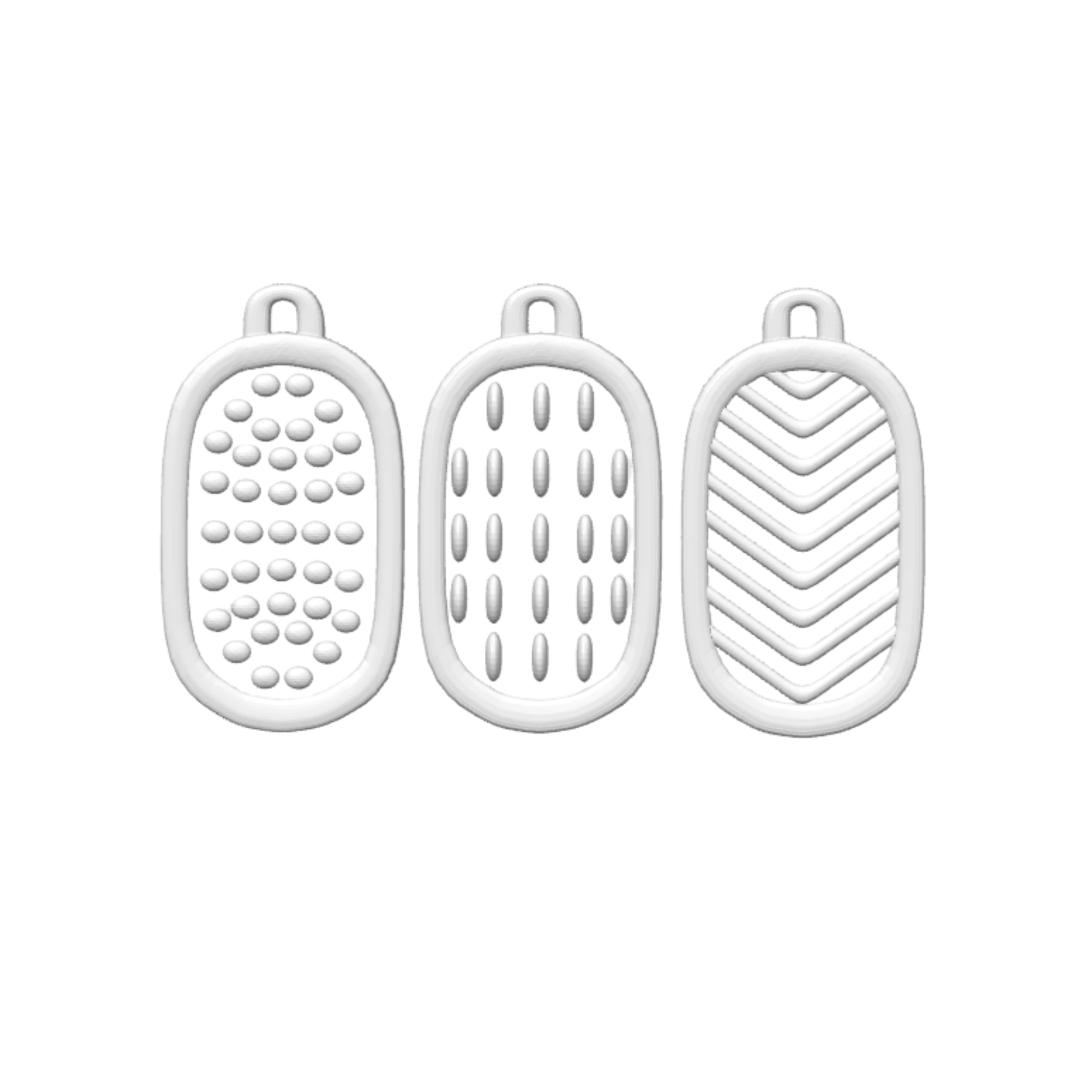 sensory texture tags white